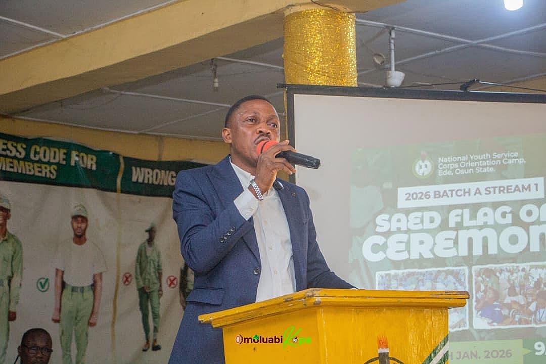 Oladuntoye Mojeed Oluwaseun Inspires Corps Members at NYSC SAED Orientation Programme