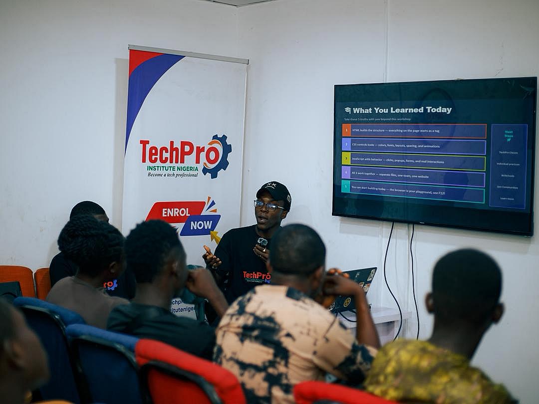 TechPro Institute Hosts Impactful Free 1-Day Tech Workshop